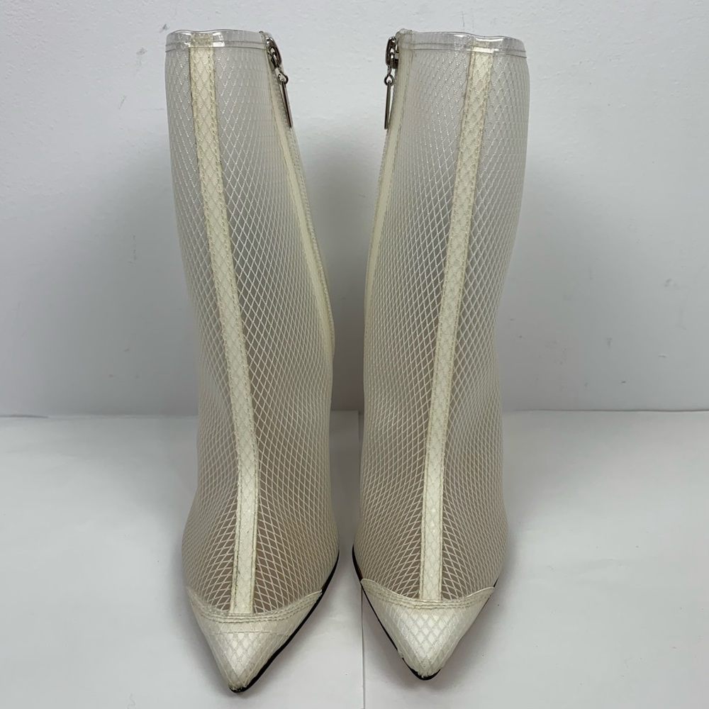 NEW Schutz Augustine Booties in Transparent White - Picture 2 of 5